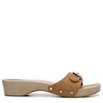 WOMENS CLASSIC SLIDE SANDAL - BROWN