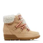 WOMENS EVIE COZY LACE BOOT - TAUPE