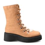 WOMENS KANNON LACE UP BOOT - TAN
