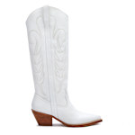 WOMENS AGENCY WESTERN BOOT - WHITE