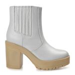 WOMENS RIPLEE PLATFORM ANKLE BOOT - GREY