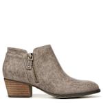 WOMENS BLAKE ZIP BOOTIE - BROWN
