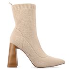 WOMENS NORALINN WIDE BOOTIE - BEIGE