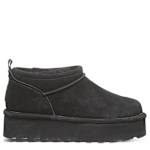 WOMENS RETRO SUPER SHORTY FUR BOOT - BLACK
