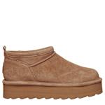 WOMENS RETRO SUPER SHORTY FUR BOOT - BROWN