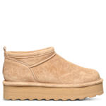 WOMENS RETRO SUPER SHORTY FUR BOOT - CAMEL