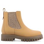 WOMENS ALARA WIDE CHELSEA BOOT - NATURAL