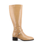 WOMENS RHIANAH WIDE CALF BOOT - TAN