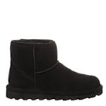 WOMENS ALYSSA WIDE FUR BOOT - BLACK