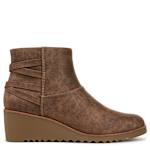WOMENS ZARIAH WEDGE BOOT - BROWN