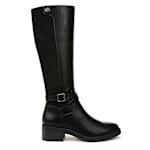 WOMENS BRITTANY WIDE CALF TALL BOOT - BLACK