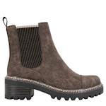 WOMENS REED CHELSEA WATER RESISTANT BOOTIE - DARK BROWN