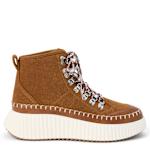 WOMENS TREK LACE UP BOOT - CHESTNUT