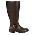 WOMENS CATALINA WIDE CALF TALL BOOT - DARK BROWN