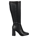 WOMENS WESLEY WIDE CALF TALL DRESS BOOT - BLACK