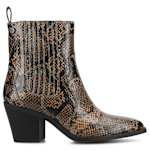 WOMENS BRAYLEE WESTERN BOOT - BROWN