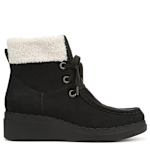 WOMENS DEVON LACE UP BOOT - BLACK