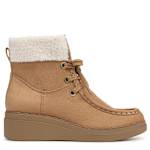 WOMENS DEVON LACE UP BOOT - TAN