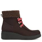 WOMENS DEVON LACE UP BOOT - CHOCOLATE