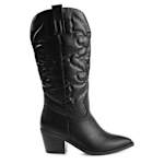 WOMENS CHANTRY WESTERN BOOT - BLACK