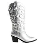WOMENS CHANTRY WESTERN BOOT - SILVER