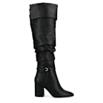 WOMENS FLORETTA OVER THE KNEE BOOT - BLACK