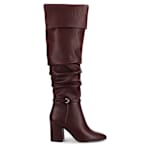 WOMENS FLORETTA OVER THE KNEE BOOT - DARK RED