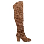 WOMENS KAISON EXTRA WIDE CALF OVER THE KNEE BOOT - LEOPARD