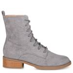 WOMENS VIENNA WIDE LACE UP BOOT - GREY