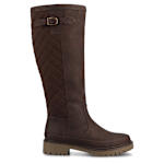 WOMENS ZEIMMIE WIDE CALF TALL BOOT - CHOCOLATE