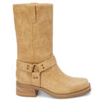 WOMENS AUTUMN MOTO BOOT - NATURAL