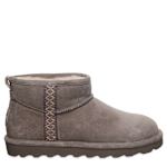 WOMENS SHORTY DECO FUR BOOT - GREY
