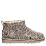 WOMENS SHORTY EXOTIC FUR BOOT - WHEAT
