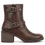 WOMENS MAEVE ANKLE BOOT - DARK BROWN