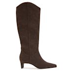 WOMENS ZURI TALL BOOT - DARK BROWN