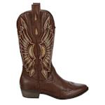 WOMENS BANDERA WESTERN BOOT - CHOCOLATE