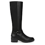 WOMENS BRIGHTON WIDE CALF TALL BOOT - BLACK