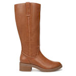 WOMENS BRINLEY WIDE CALF TALL BOOT - TAN