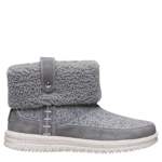 WOMENS CAMDEN CUFF WOOL COZY BOOT - GREY
