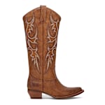 WOMENS IRLENE TALL DECO BOOT - BROWN