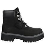 WOMENS STONE STREET 6 INCH LACE-UP BOOT - BLACK
