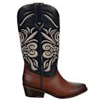 WOMENS WESTERN BOOT - NAVY