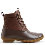 WOMENS RAINA DUCK BOOT - BROWN