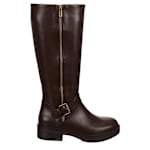 WOMENS LEONA WIDE CALF TALL BOOT - CHOCOLATE