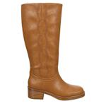 WOMENS TYLA WIDE CALF TALL BOOT - DARK TAN