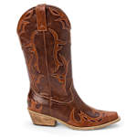 WOMENS WYLIE WESTERN BOOT - BROWN