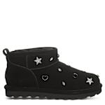 WOMENS SHORTY NOVA FAUX FUR BOOT - BLACK