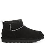 WOMENS AKIRA FAUX FUR BOOT - BLACK