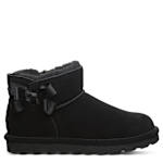 WOMENS SAIGE FAUX FUR BOOT - BLACK
