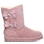WOMENS ZARIA FAUX FUR BOOT - PALE PINK